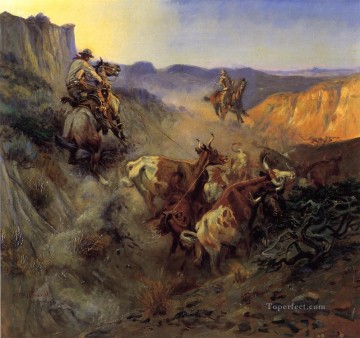El vaquero Slick Ear Charles Marion Russell Indiana Pinturas al óleo